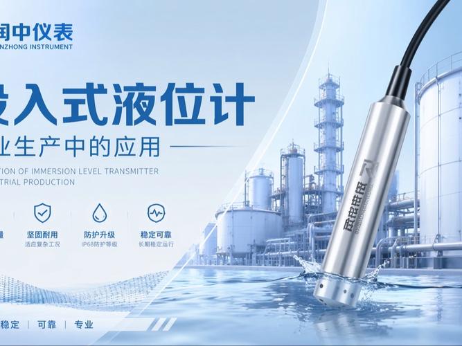 润中仪表 投入式液位计在工业生产中的应用